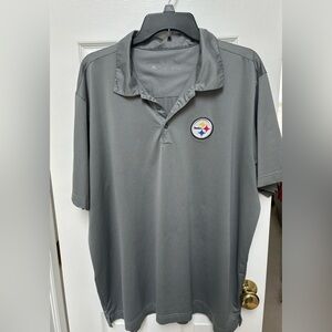 Antigua Pittsburgh Steelers Polo‎ Black XL